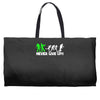zombie never give up fun Weekender Totes