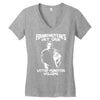 frankenstein's day care Women's V-Neck T-Shirt