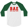 BAE Best Aunt Ever 3/4 Sleeve Shirt