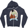 tea rex Zipper Hoodie