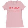 im a virgin Ladies Fitted T-Shirt