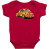 sixties vw beetle, ideal gift or birthday present Baby Bodysuit