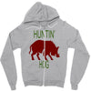 hantin hog Zipper Hoodie