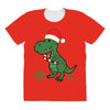 christmas dinosaur All Over Women's T-shirt