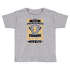 Never Underestimate the Strength of a Childhood Cancer Warrior Toddler T-shirt