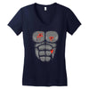 gunshot gorilla chest tee Women's V-Neck T-Shirt