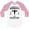 Property Of Honnouji Athletics Dept. 3/4 Sleeve Shirt