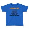 January Girl Hated By Many Toddler T-shirt