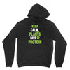 keep calm plants have protein Hoodie