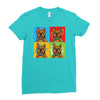pop art Ladies Fitted T-Shirt