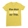 ghou shal Ladies Fitted T-Shirt