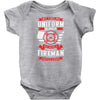 My Time In Uniform Is Over But Being A Fireman Infant Clothing