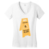 the floor is lava Women's V-Neck T-Shirt