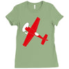 pilot flieger airplane flugzeug extra300 rc flyer Ladies Fitted T-Shirt