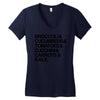 vegan Women's V-Neck T-Shirt