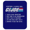 life lessons from g.i Mousepad