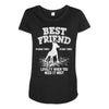 Best Friend Doberman Maternity Scoop Neck T-shirt