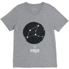 Virgo Zodiac Sign Minimal Design V-Neck Tee