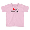 I Love My Uncle Toddler T-shirt
