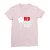 RED PAINBALL Ladies Fitted T-Shirt