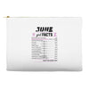 June Girl Facts Gemini Accessory Pouches
