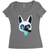 kiki's delivery service Women's Triblend Scoop T-shirt