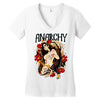 anarchy angel Women's V-Neck T-Shirt