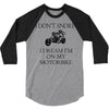 motorbike i don't snore biker's biker 3/4 Sleeve Shirt