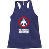 no humans allowed district 9 Racerback Tank