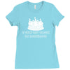 i only get blown on birthdays Ladies Fitted T-Shirt