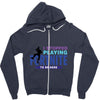 i Stopped Playing Fortnite To Be Here Zipper Hoodie