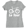 le tour bike silhouette 2015 de france new Ladies Fitted T-Shirt