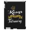 kings are born in february iPad 3 and 4 Case