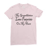 grandkitties pawprints Ladies Fitted T-Shirt