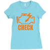 check engine Ladies Fitted T-Shirt