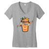 pupkin spice latte Women's V-Neck T-Shirt