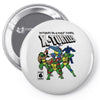 x turtles, mutants in a half shell Pin-back button