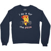 i do it for the pizza Crewneck Sweatshirt