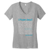 i Found Jesus Women's V-Neck T-Shirt