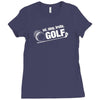 Eat Sleep Breath Golf Ladies Fitted T-Shirt