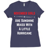 November Girls Ladies Fitted T-Shirt