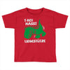 t rex hasst liegest&uuml;tze Toddler T-shirt