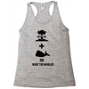 nuke the whales Racerback Tank
