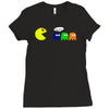 funny zombie Ladies Fitted T-Shirt