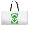 destroy the patriarchy Weekender Totes