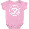 ohm aum um yoga Baby Onesie