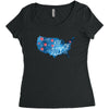4th of July Women's Triblend Scoop T-shirt
