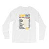 Gemini Facts Servings Per Container Long Sleeve Shirts