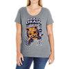 brain drain fox Ladies Curvy T-Shirt
