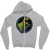 big guns black backing Zipper Hoodie